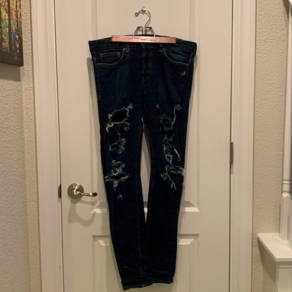 H&M slim low waist mens jeans 32/32 denim